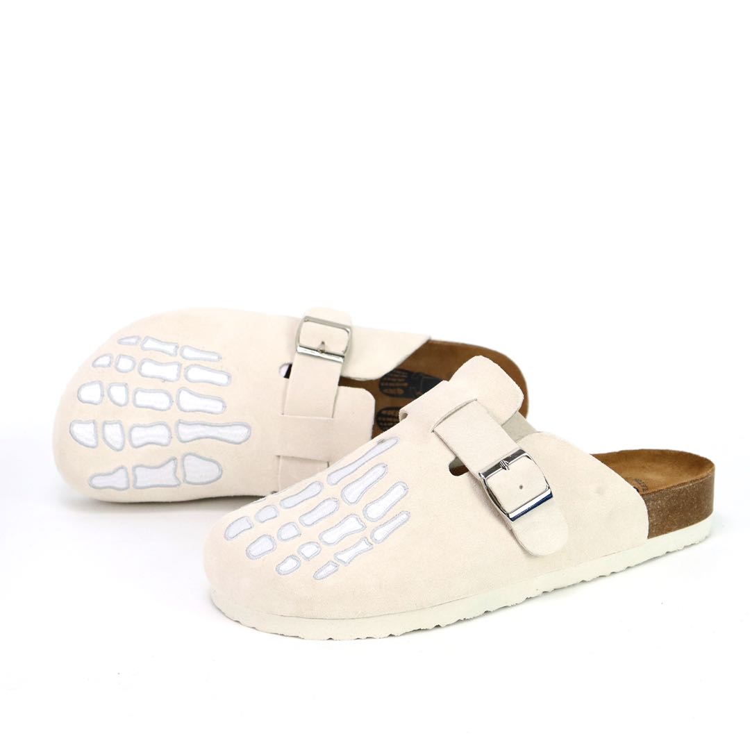 Mules Squelettes beiges