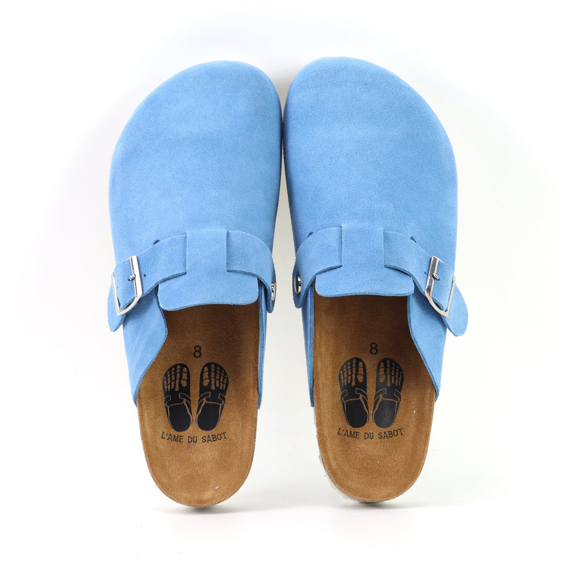 Sabots bleu bébé
