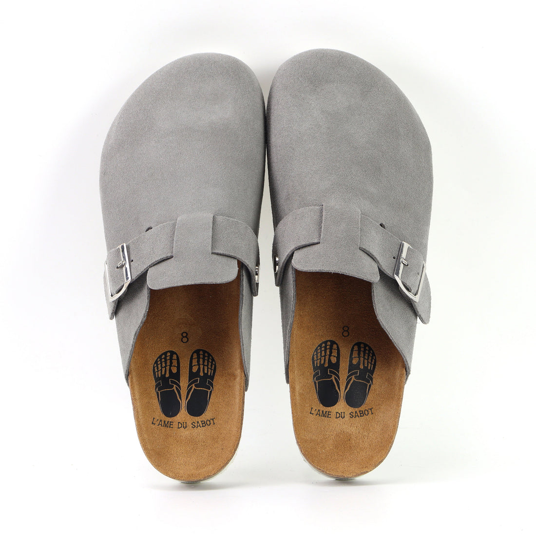 Sabots gris/blancs