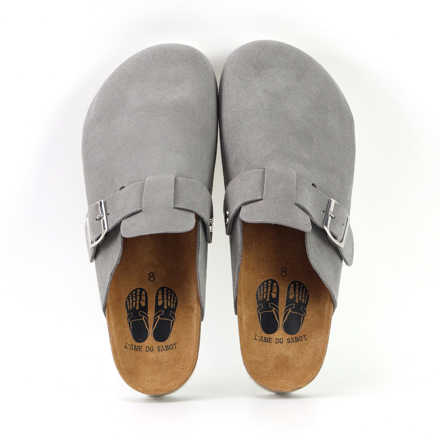 Sabots gris/blancs