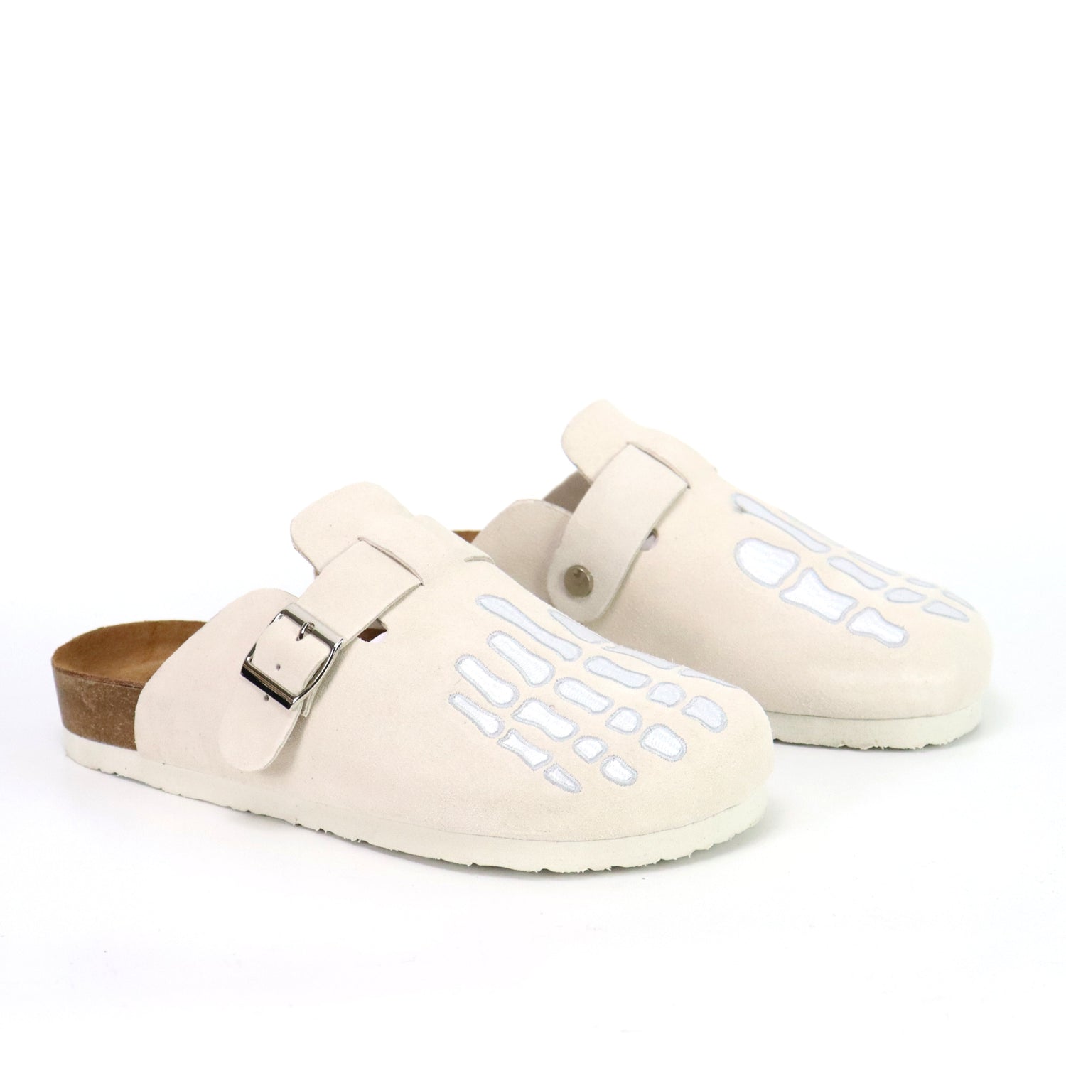 Mules Squelettes beiges