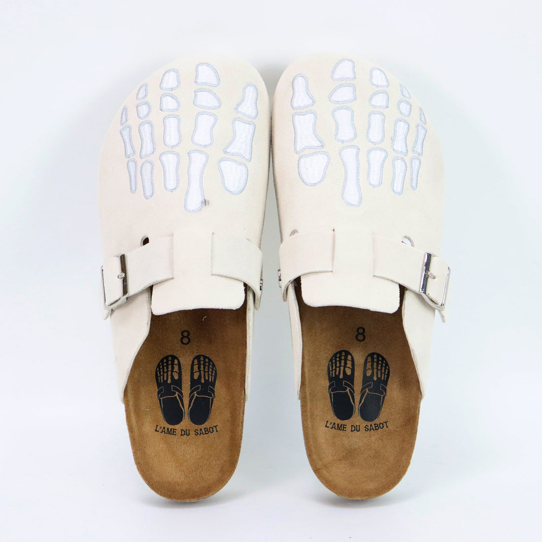 Mules Squelettes beiges