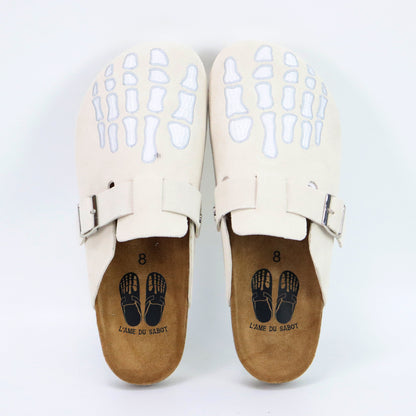 Mules Squelettes beiges
