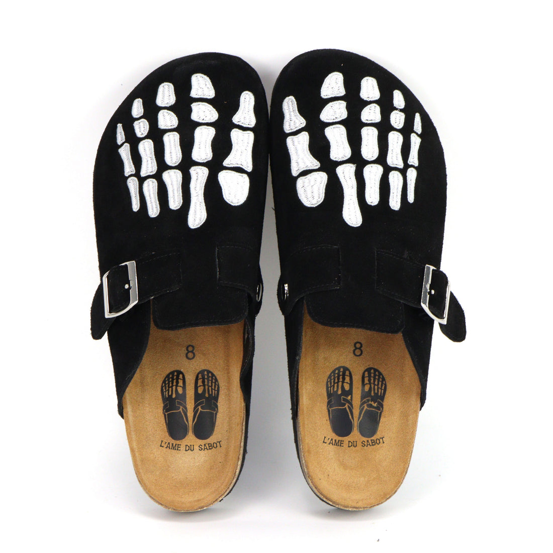 Mules Squelettes noirs